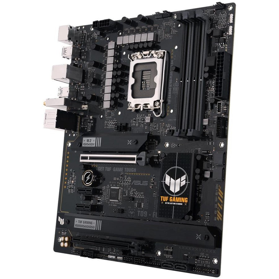 TUF GAMING B760-PLUS WIFI Gaming Desktop Motherboard - Intel B760 Chipset - Socket LGA-1700 - ATX TUF GAMING B760-PLUS WIFI Gaming Desktop Motherboard - Intel B760 Chipset - Socket LGA-1700 - ATX